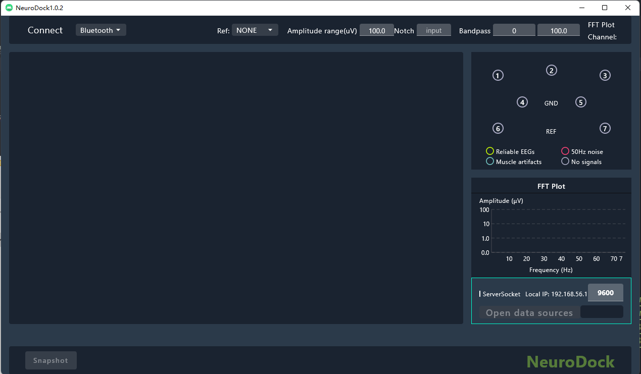 Neuradock Software Interface Screenshot